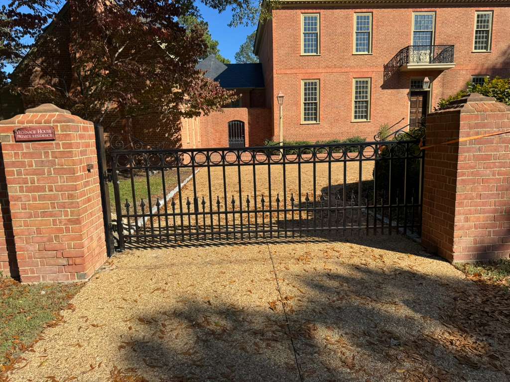 Gated Colonial Entrance